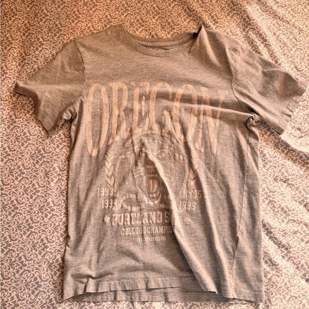 Oregon Graphic Gray Men's Tee